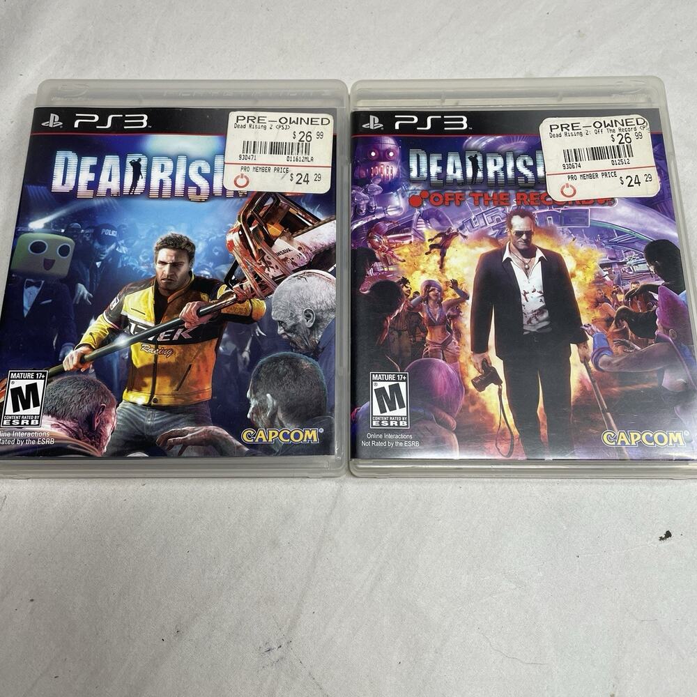 PlayStation PS3 Lot Of 2 Dead Rising 2 Games- Works